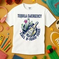 Tequila Emergency Call 9 Juan Juan Kids T-Shirt thumb 3