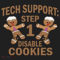 Tech Support Step One Disable Cookies Women's Sweatshirt thumb 2
