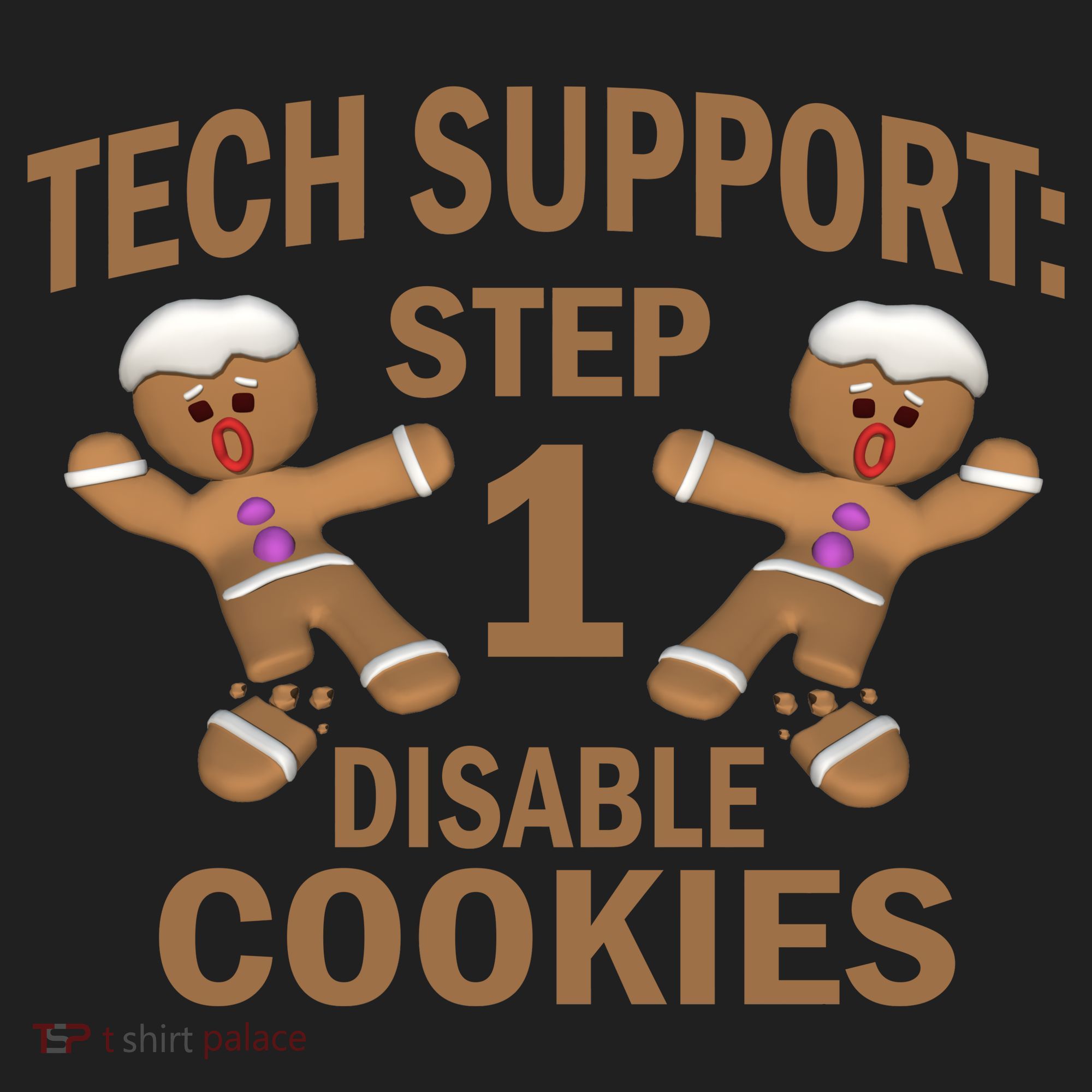 Tech Support Step One Disable Cookies Women's Sweatshirt