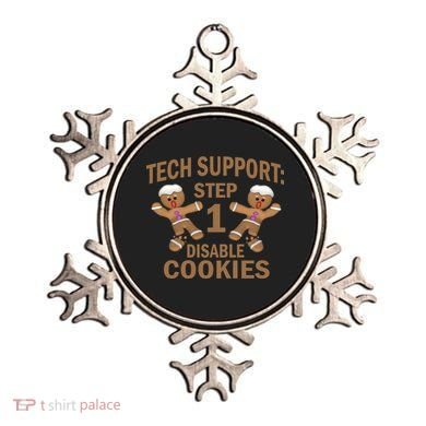 Tech Support Step One Disable Cookies Ornament