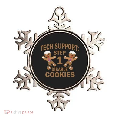 Tech Support Step One Disable Cookies Ornament
