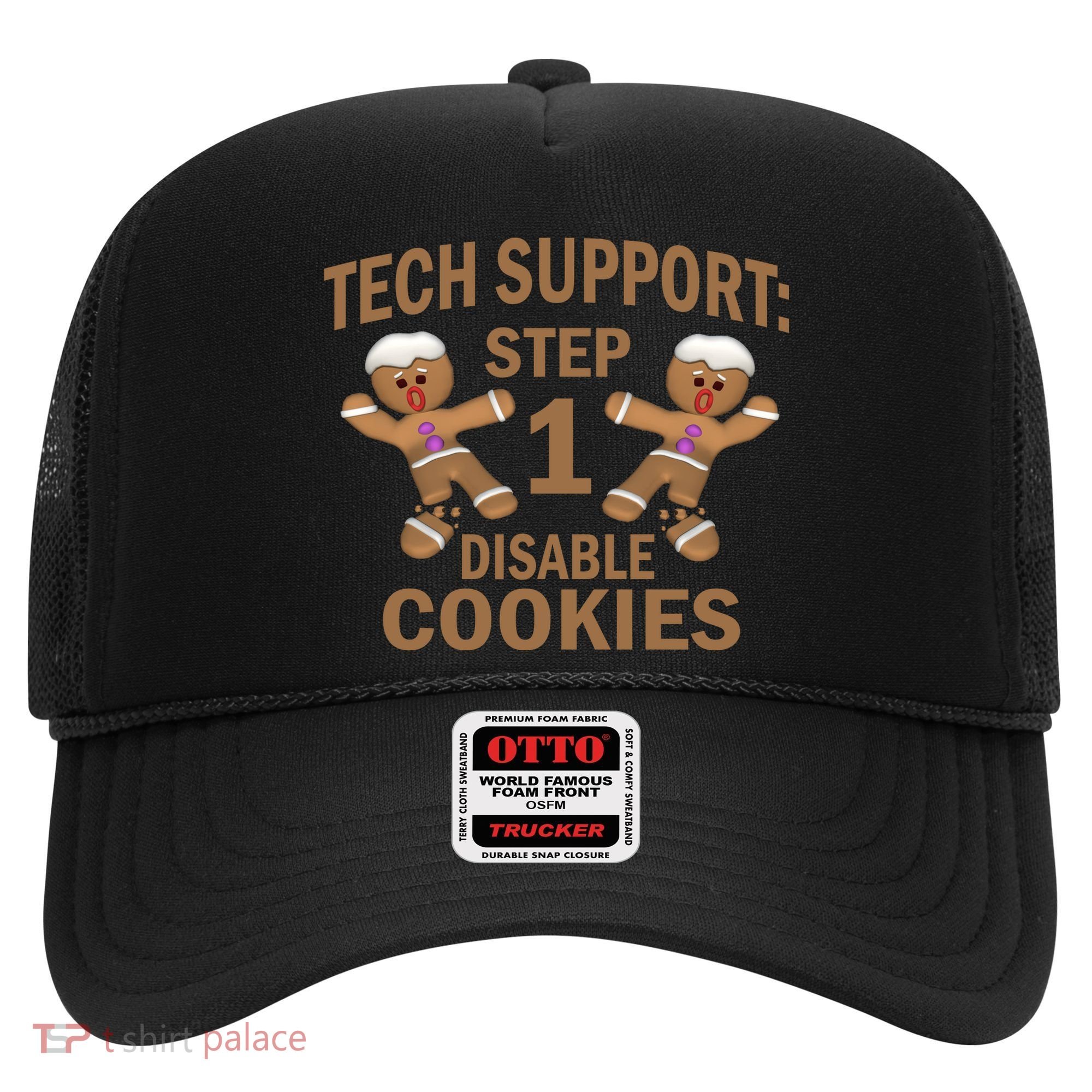Tech Support Step One Disable Cookies Hat