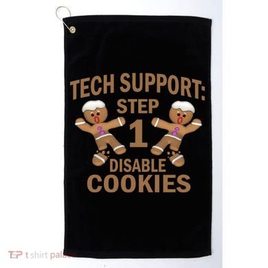 Tech Support Step One Disable Cookies Golf Towel