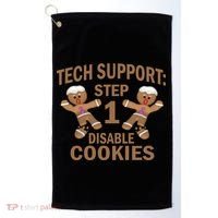 Tech Support Step One Disable Cookies Golf Towel thumb 0