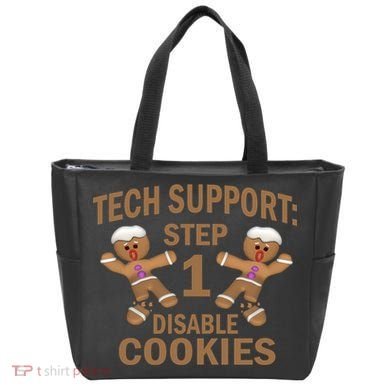 Tech Support Step One Disable Cookies Tote Bag