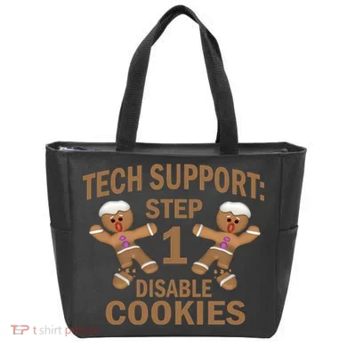 Tech Support Step One Disable Cookies Tote Bag