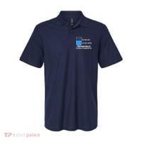 Technically The Glass is Completely Full Funny Science Polo thumb 0