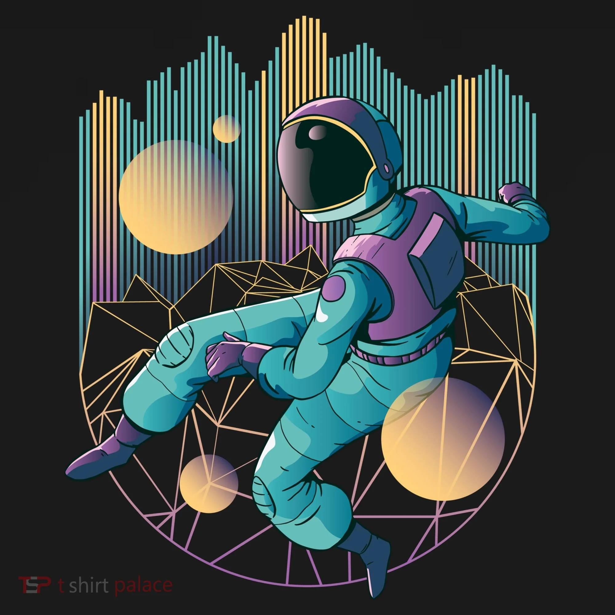 Techno Astronaut Doggie Tank