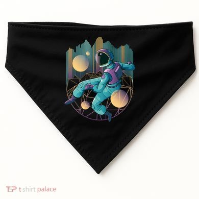 Techno Astronaut USA-Made Doggie Bandana