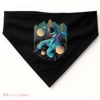 Techno Astronaut USA-Made Doggie Bandana thumb 0