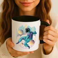 Techno Astronaut Coffee Mug thumb 3