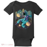 Techno Astronaut Baby Bodysuit thumb 0