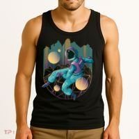 Techno Astronaut Tank Top thumb 3