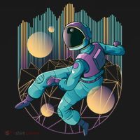 Techno Astronaut Tank Top thumb 6