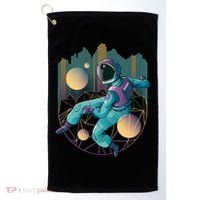 Techno Astronaut Golf Towel thumb 0
