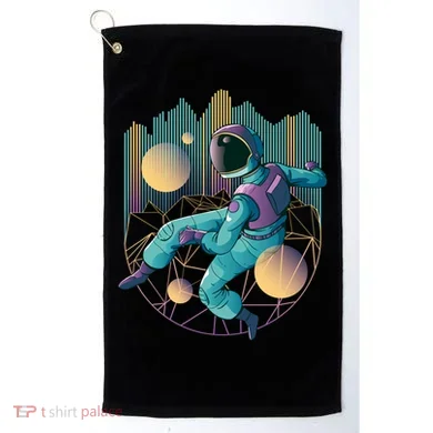 Techno Astronaut Golf Towel
