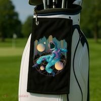 Techno Astronaut Golf Towel thumb 2