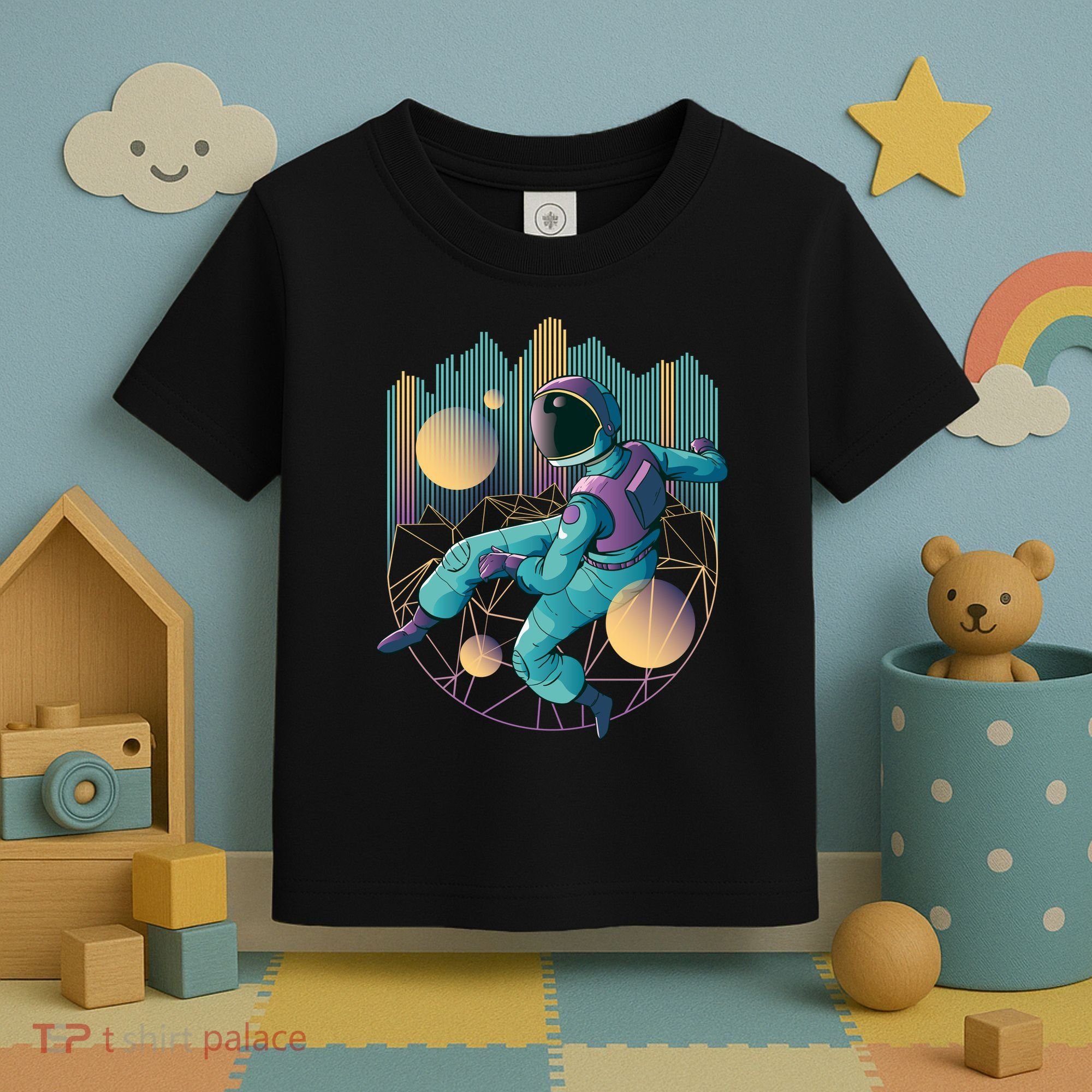 Techno Astronaut Toddler T-Shirt