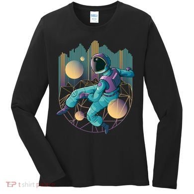Techno Astronaut Women's Long Sleeve Shirt