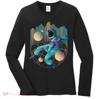 Techno Astronaut Women's Long Sleeve Shirt thumb 0