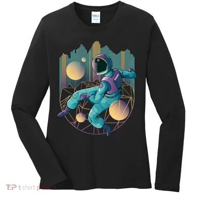 Techno Astronaut Women's Long Sleeve Shirt
