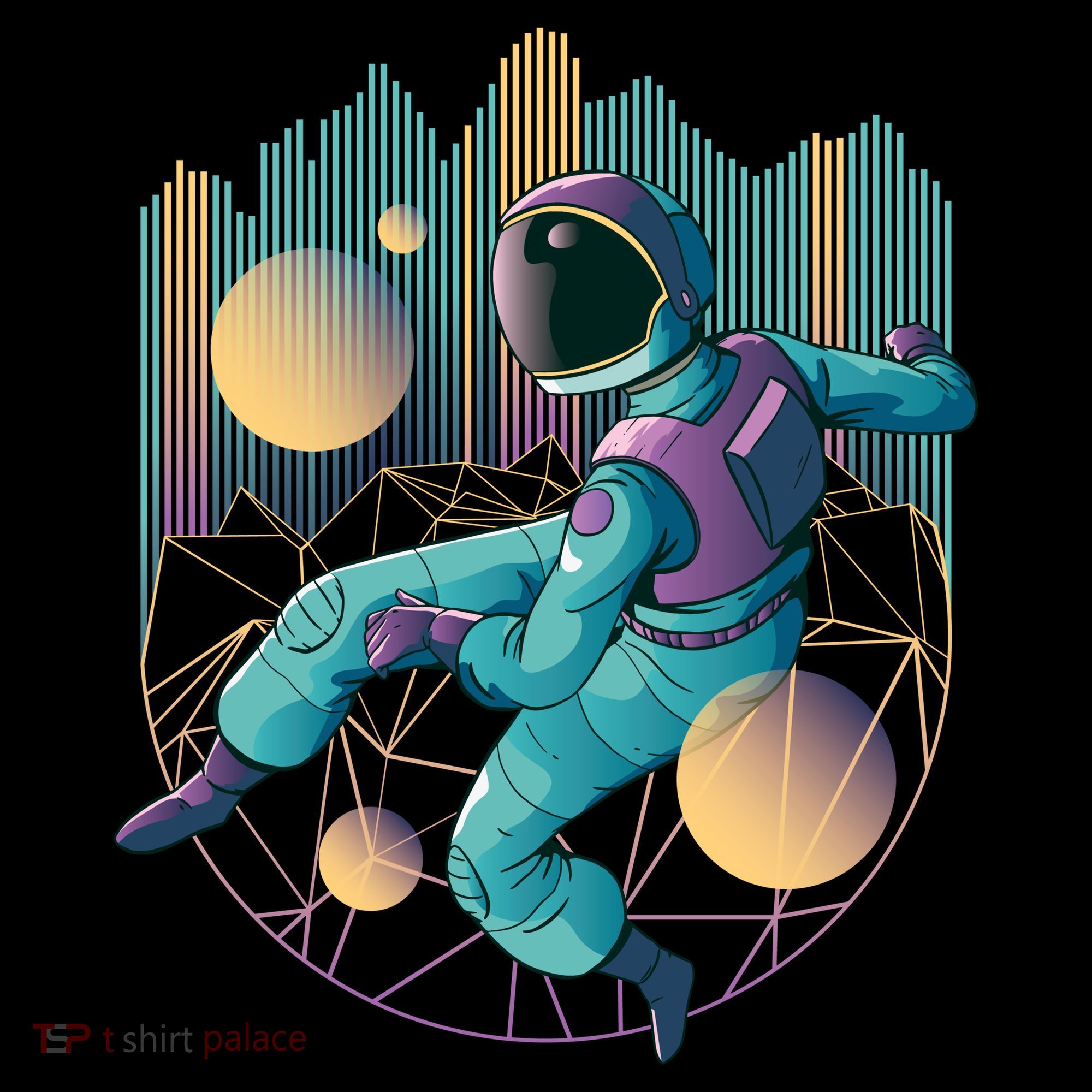Techno Astronaut Women's Long Sleeve Shirt