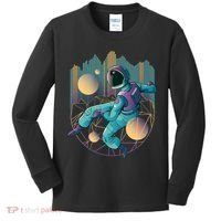 Techno Astronaut Kids Long Sleeve Shirt thumb 0