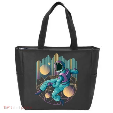 Techno Astronaut Tote Bag