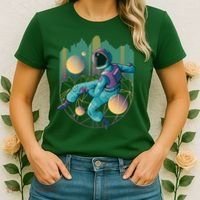 Techno Astronaut Women's T-Shirt thumb 2