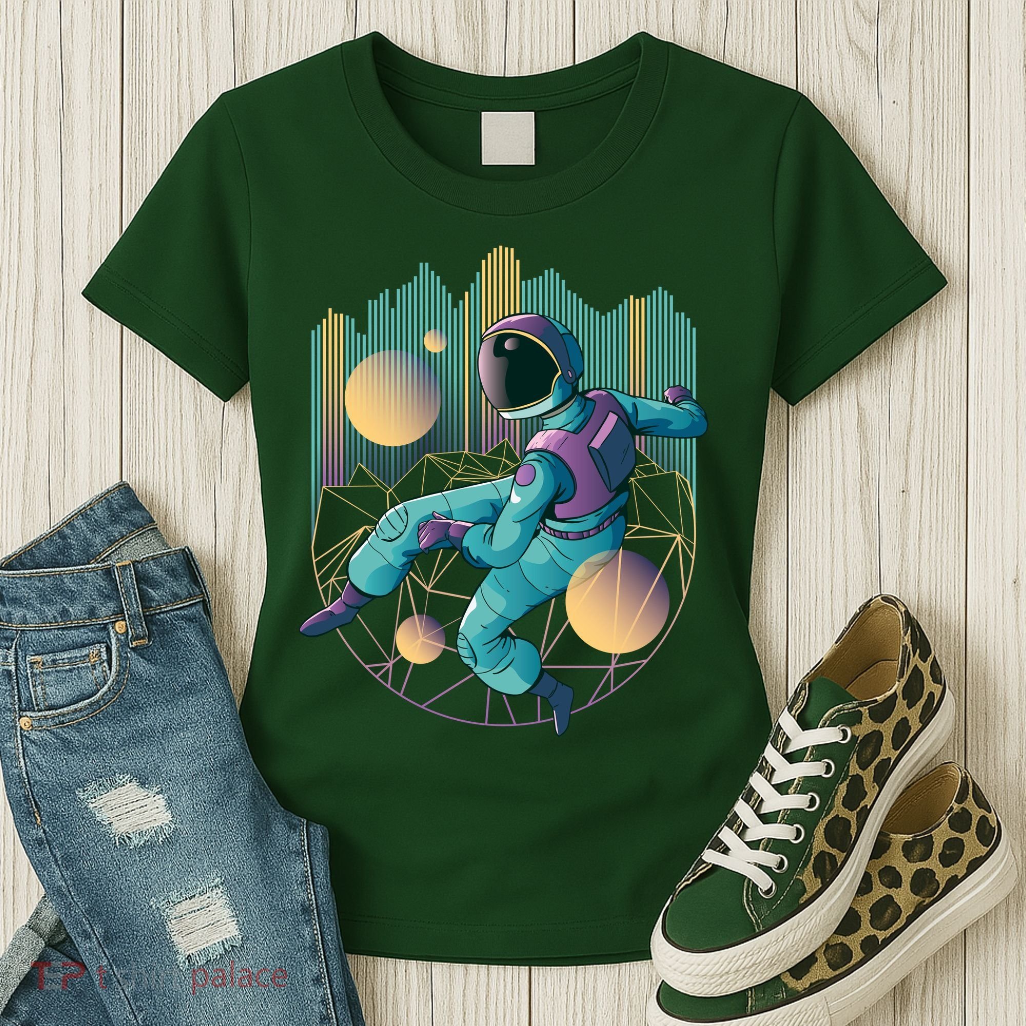 Techno Astronaut Women's T-Shirt