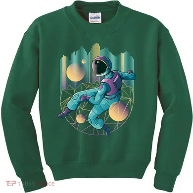 Techno Astronaut Kids Sweatshirt