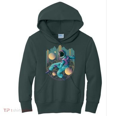 Techno Astronaut Kids Hoodie