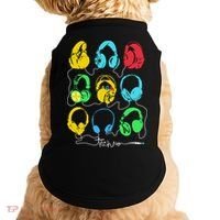 Techno Music Headphones Doggie Tank thumb 0