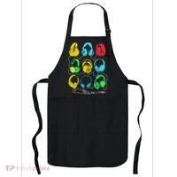 Techno Music Headphones Apron thumb 0