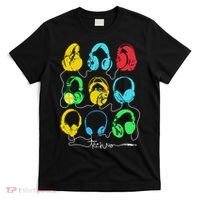 Techno Music Headphones T-Shirt thumb 0