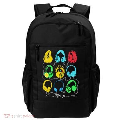 Techno Music Headphones Backpack