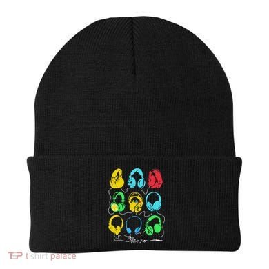 Techno Music Headphones Beanie