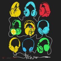 Techno Music Headphones Tumbler thumb 3