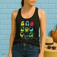 Techno Music Headphones Women's Tank Top thumb 2