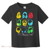Techno Music Headphones Toddler T-Shirt thumb 0
