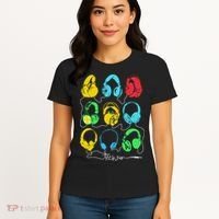 Techno Music Headphones Women's T-Shirt thumb 4