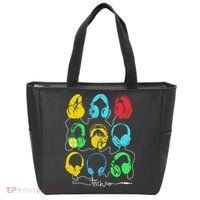 Techno Music Headphones Tote Bag thumb 0