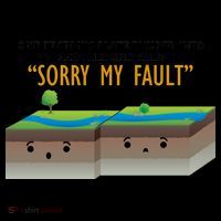 Tectonic Plate Sorry My Fault Coffee Mug thumb 5