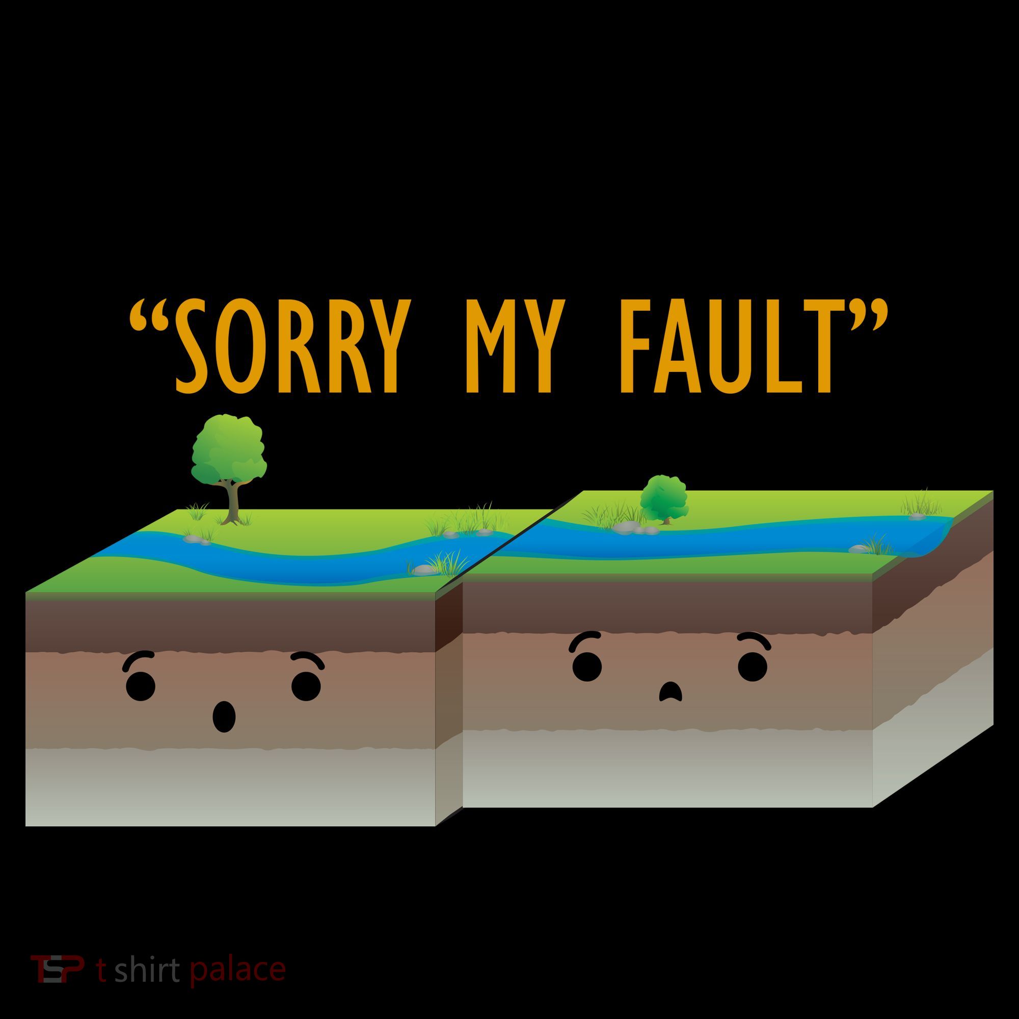Tectonic Plate Sorry My Fault Coffee Mug