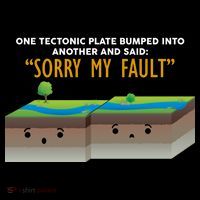 Tectonic Plate Sorry My Fault Ornament thumb 1