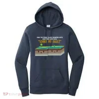 Tectonic Plate Sorry My Fault Women's Hoodie thumb 0