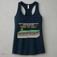 Tectonic Plate Sorry My Fault Women's Tank Top thumb 3