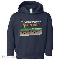 Tectonic Plate Sorry My Fault Toddler Hoodie thumb 0