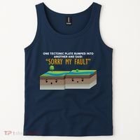 Tectonic Plate Sorry My Fault Tank Top thumb 2