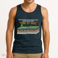 Tectonic Plate Sorry My Fault Tank Top thumb 3
